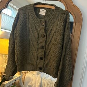 Chunky knit cardigan